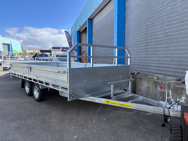 4.2m X 2.1m Flat Deck Trailer (2500kg) GVM