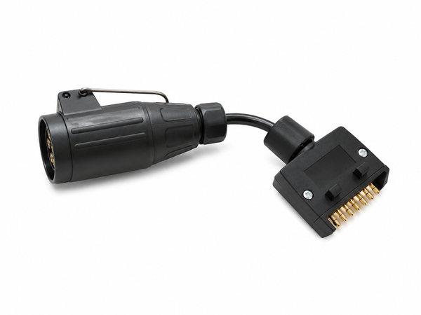 Trailer Plug Connector (13 Pin Female Plug+7 Pin Flat Male Plug)