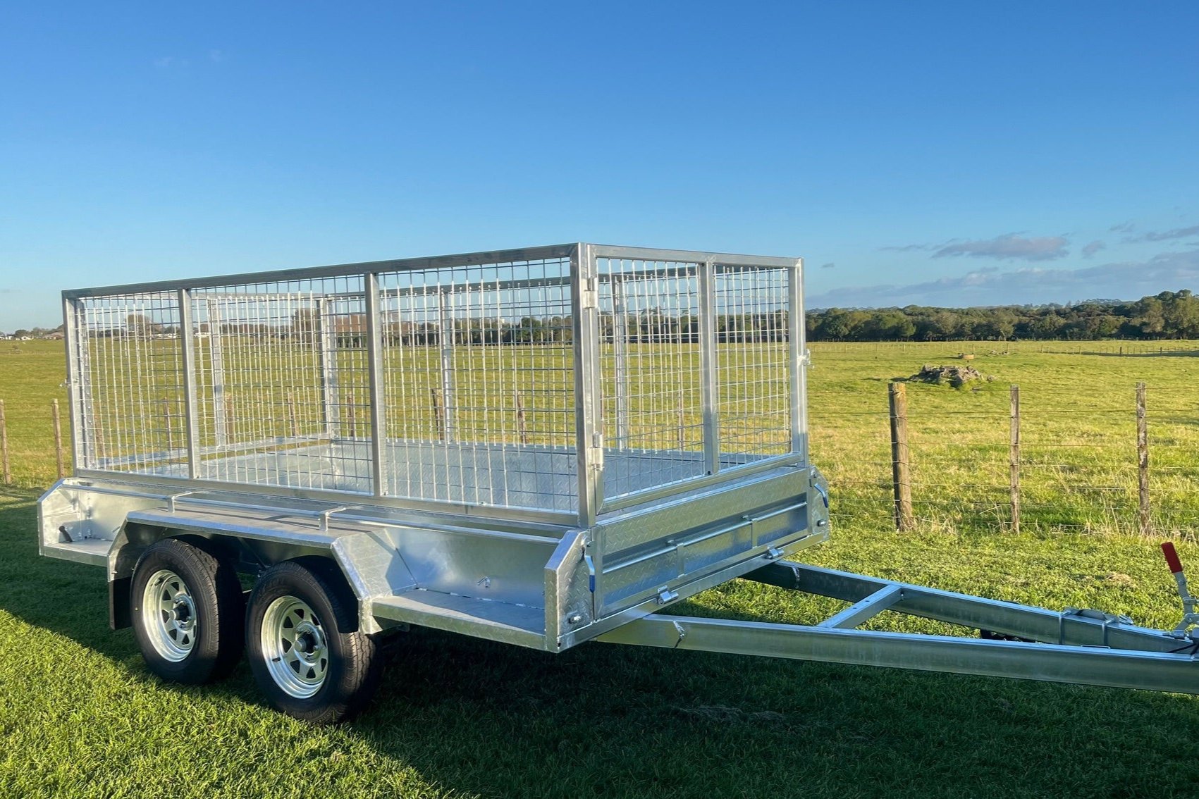 10x6 Heavy Duty Tandem Trailer with hydraulic brake (2500kg) GVM