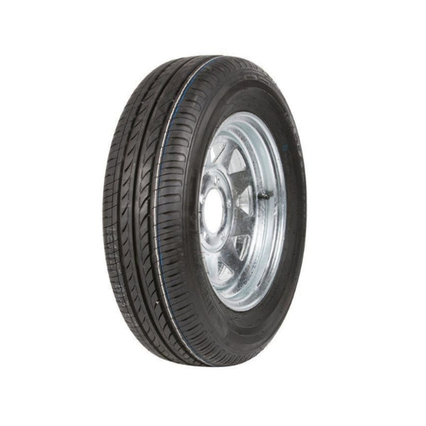 13" Galvanised Trailer Wheels & Tyres 165R13LT 5 STUDS