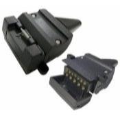 Trailer brake plate assembly for controlled braking