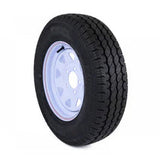 14" White Painted Trailer Wheels & Tyres 185R14C 102/100R