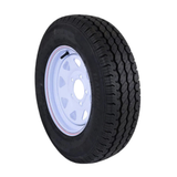15" White Painted Trailer Wheels & Tyres 185/60R15