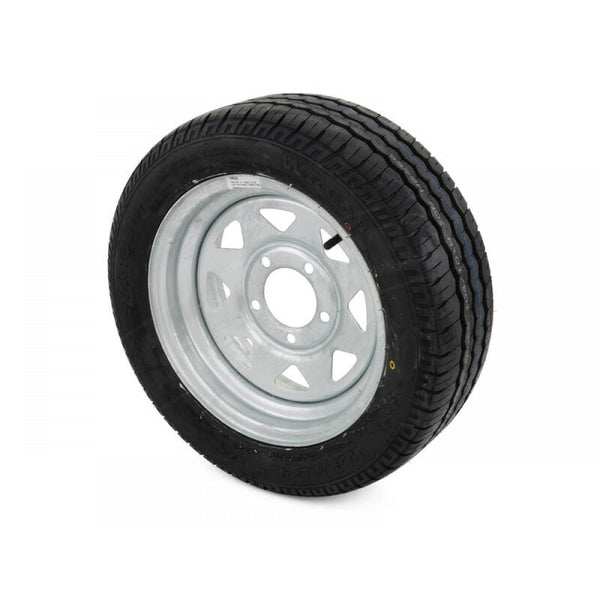 13" Galvanised Low Profile Trailer Wheels & Tyres 195/50R13C