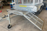 8x5 Heavy Duty Tandem Trailer with Lawnmower Cage