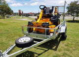 8X6 Single Axle Ride On Trailer