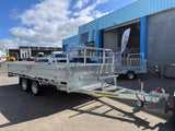 4.2m X 2.1m Flat Deck Trailer (3500kg) GVM