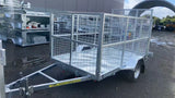 9X5 Single Axle Ride On Trailer With Ramp and Cage