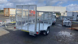 9X5 Single Axle Ride On Trailer With Ramp and Cage