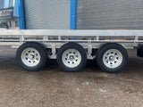 6m x 2m Tri axles Flatdeck trailer (3500kg) GVM