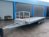 6m x 2m Tri axles Flatdeck trailer (3500kg) GVM