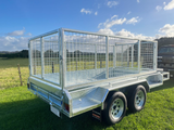 10x5 Heavy Duty Tandem Trailer with Lawnmower Cage