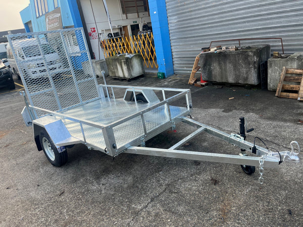 8X6 Single Axle Ride On Trailer – X-Trailers