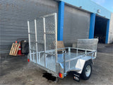 8X6 Single Axle Ride On Trailer
