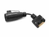 Trailer Plug Connector (13 Pin Female Plug+7 Pin Flat Male Plug)