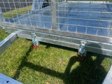 8X5 Single Axle Ride On Trailer With Ramp and Cage