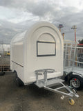 2.3m Food Trailer (white) with fridge