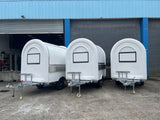 2.3m Food Trailer (white) with fridge