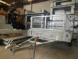 7x5 Single Axle Heavy Duty Tilt Trailer With Lawnmower Cage