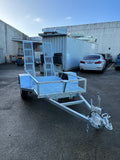 8x4 Single-axle  Scissor lift Trailer (1500kg) GVM