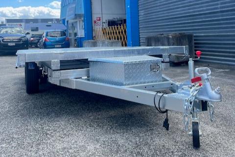 14x7 Flat Top Hydraulic Tipping Trailer (3500kg) GVM – X-Trailers