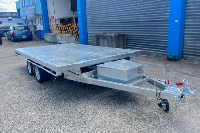 14x7 Flat Top Hydraulic Tipping Trailer (3500kg) GVM – X-Trailers