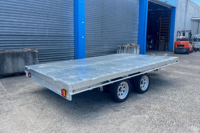 14x7 Flat Top Hydraulic Tipping Trailer (3500kg) GVM – X-Trailers
