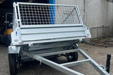 8x5 Single Axle Heavy Duty Trailer With Cage (Tilt)