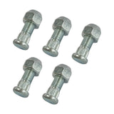 Trailer Wheel Stud and Nut 1/2 Inch 5 Piece Set