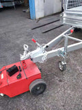 Tandem Trailer with Ramp and Cage