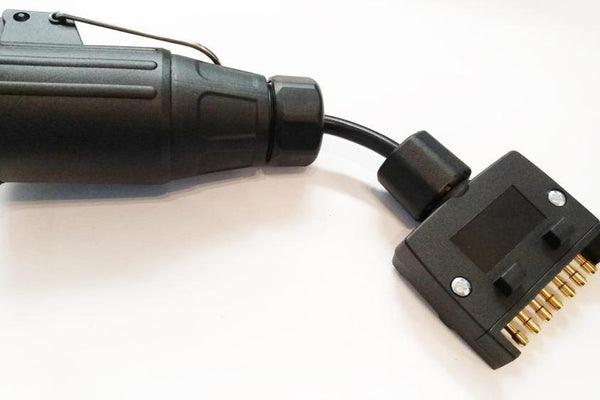 Trailer Plug Connector (13 Pin Female Plug+7 Pin Flat Male Plug)